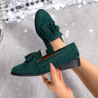 New Autumn Women's Matte Texture Anti-Slip Slip-On Shoes