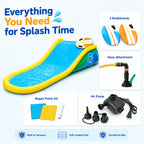 SplashJoy Inflatable Backyard Water Slide