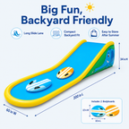SplashJoy Inflatable Backyard Water Slide