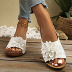 Ladies' 👡 Soft Grip Wedge Sandals, Toe-Free 🌬️ & Airy for Daily Walks 🚶‍♀️