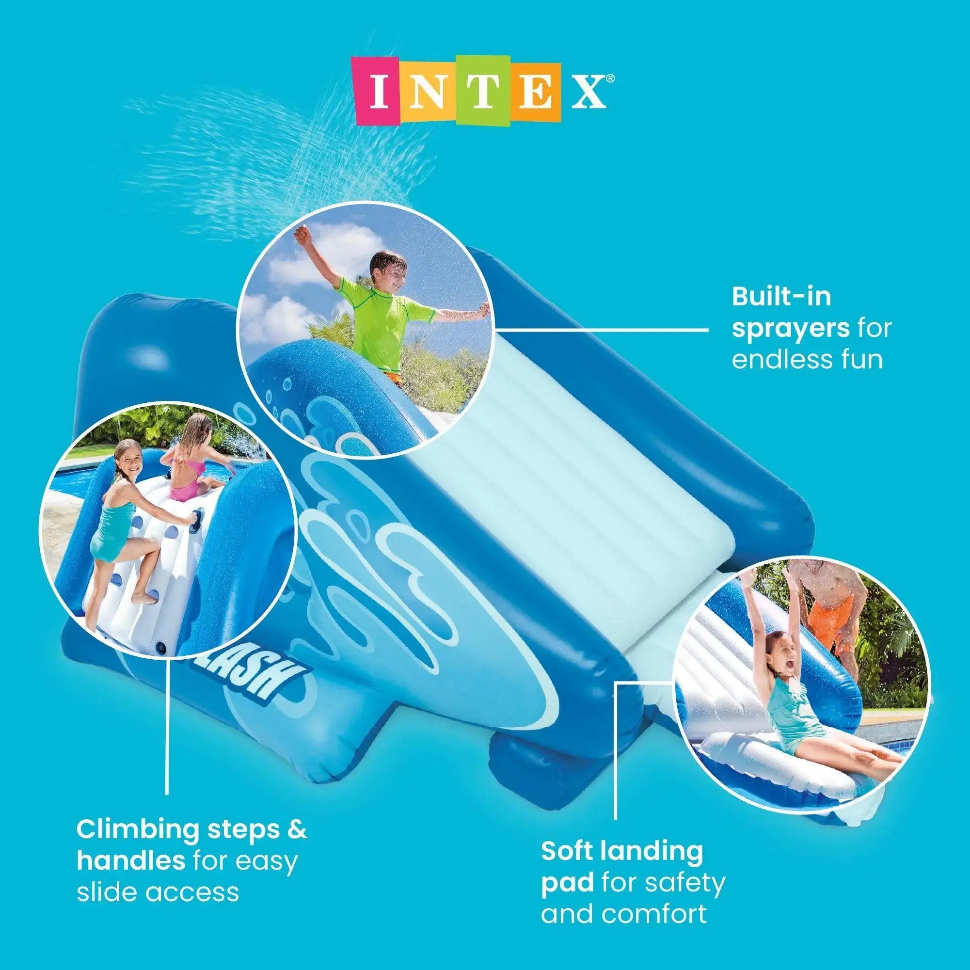 Deluxe Inflatable PoolSlide for Kids