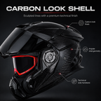 ADVANT X Carbon Adventure Helmet-DOT & ECE safety certified