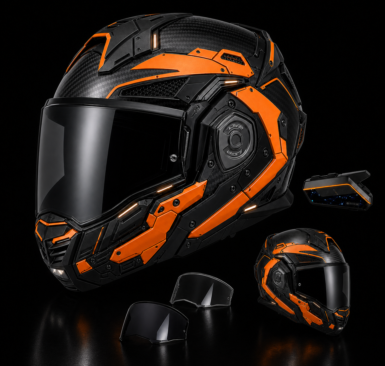 ADVANT X Carbon Adventure Helmet-DOT & ECE safety certified
