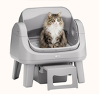 AutoScooper 12 Lite Open-Top Automatic Self-Cleaning Cat Litter Box, Easy-Entry Front Step, Triple Safety Protection, No App Required