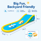 SplashJoy Inflatable Backyard Water Slide
