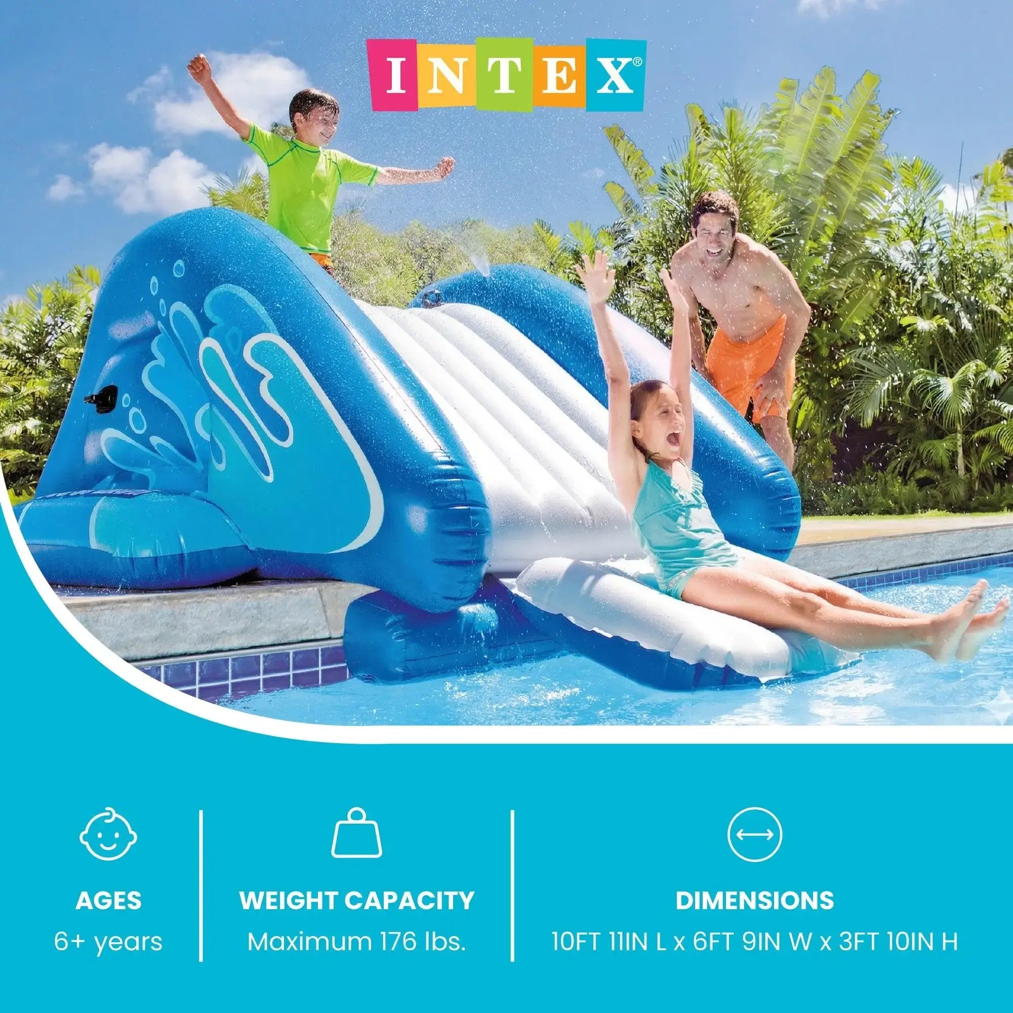 Deluxe Inflatable PoolSlide for Kids