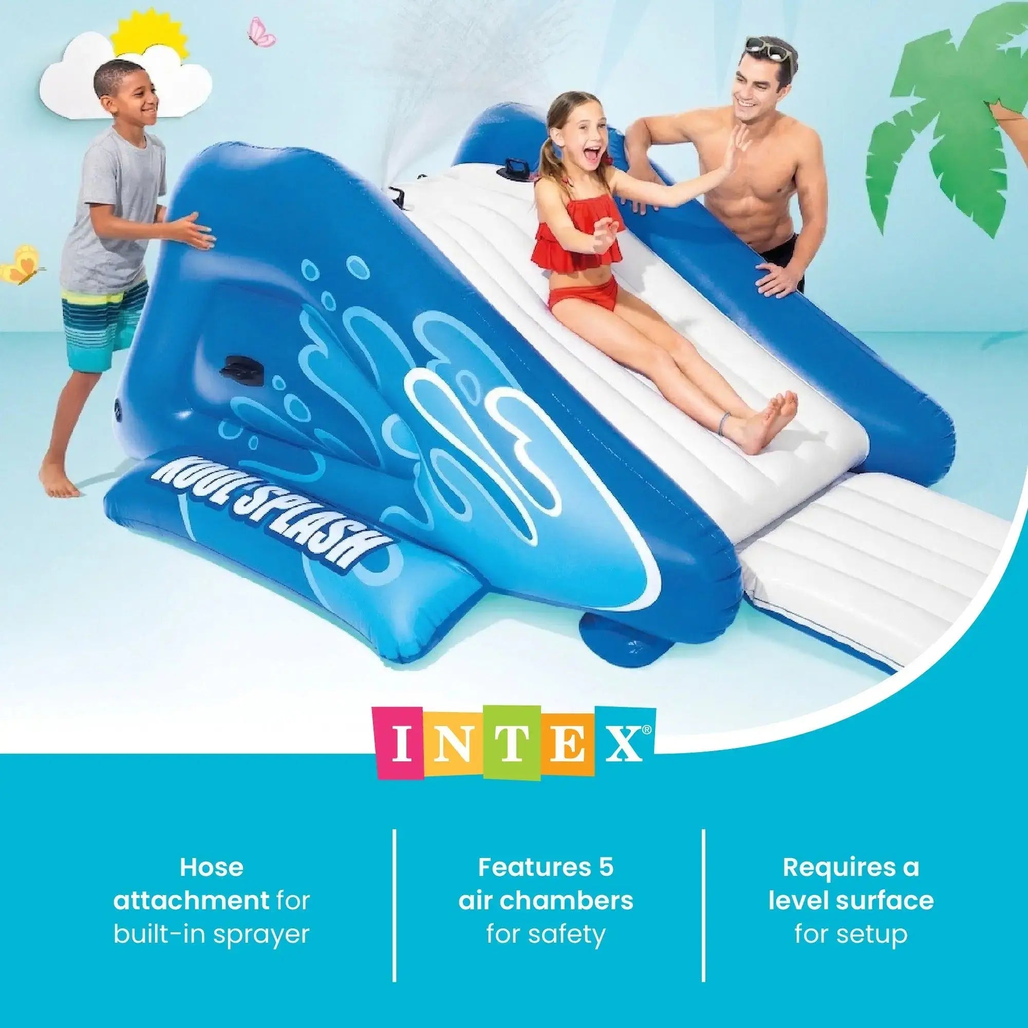 Deluxe Inflatable PoolSlide for Kids