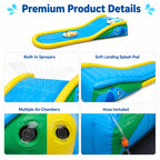 SplashJoy Inflatable Backyard Water Slide