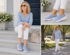Solevana Knit Lightweight Breathable Sneakers – All-Day Comfort Walking Shoes 👟